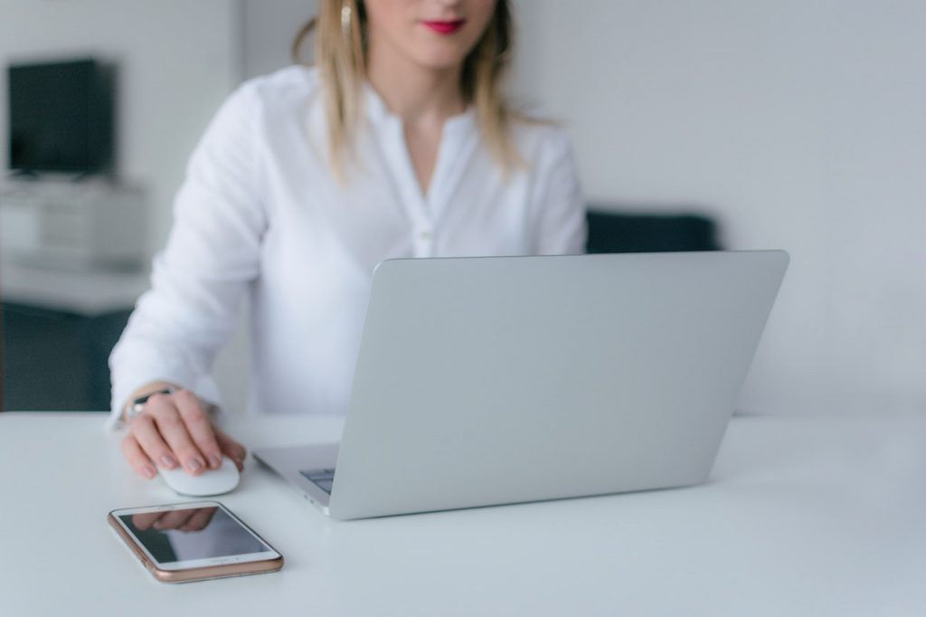 Woman working